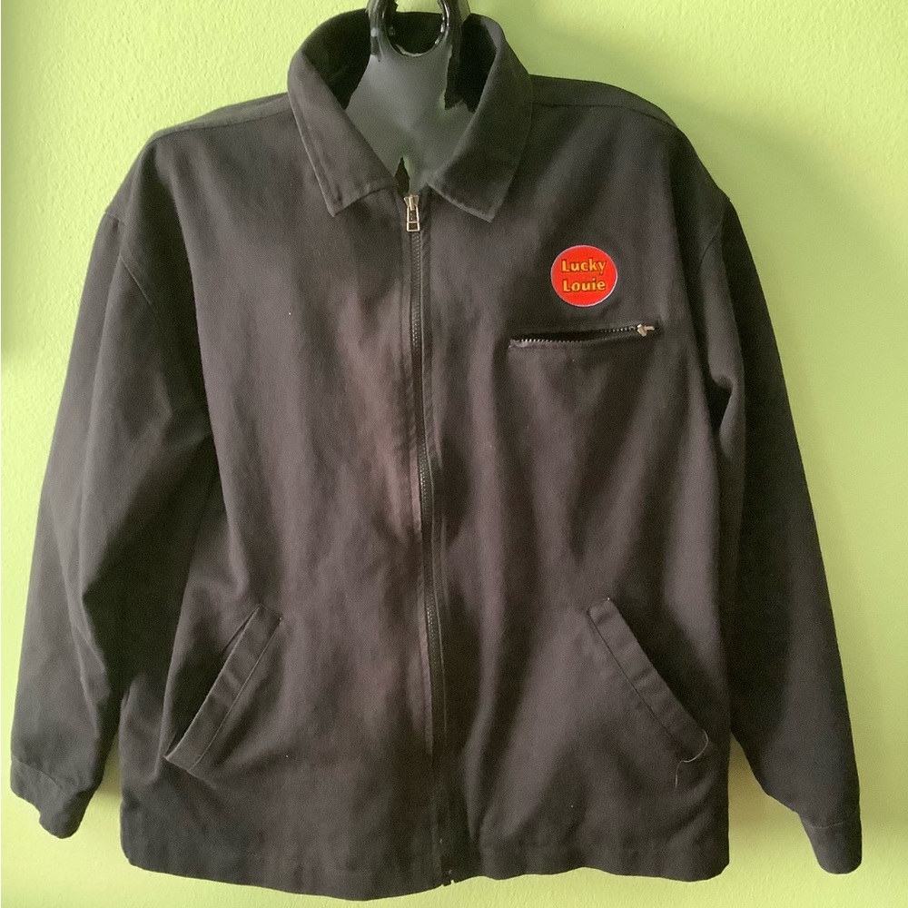 Lucky Louie HBO TV Show Promotional Crew Memorabilia Cotton Black Jacket
